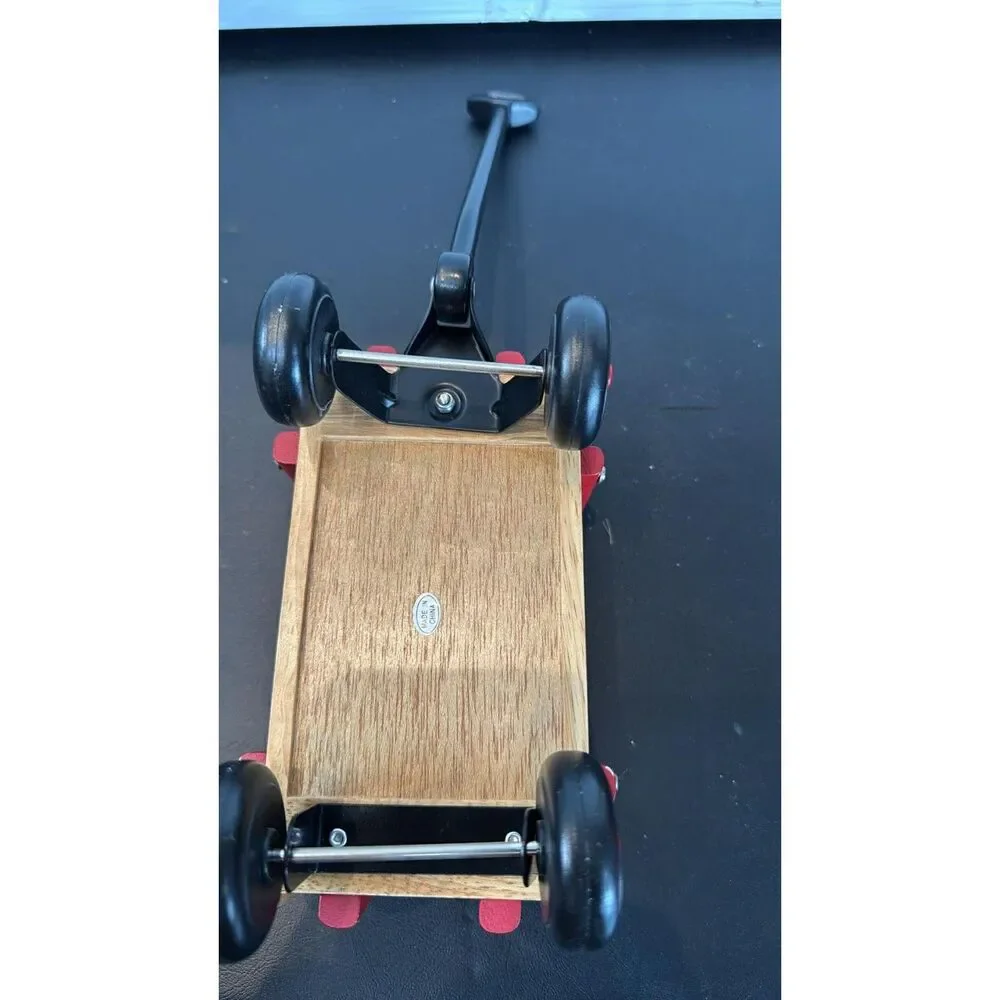 Radio Flyer Red Wooden Miniature Wadon Model for Dolls and bears